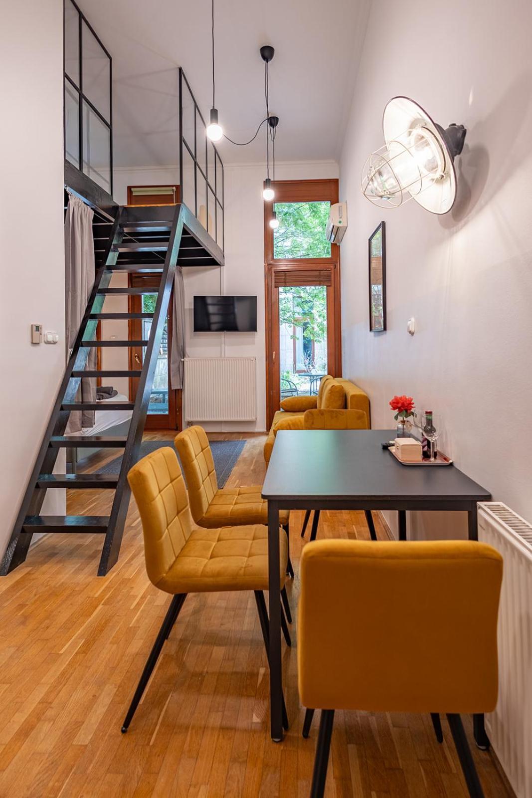 Apartmán Mooki Loft&garden In Sohobudapest Budapešť